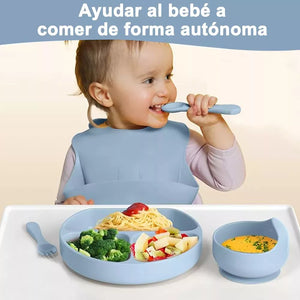 Set De Comida Para Niños Con Diseño Divertido