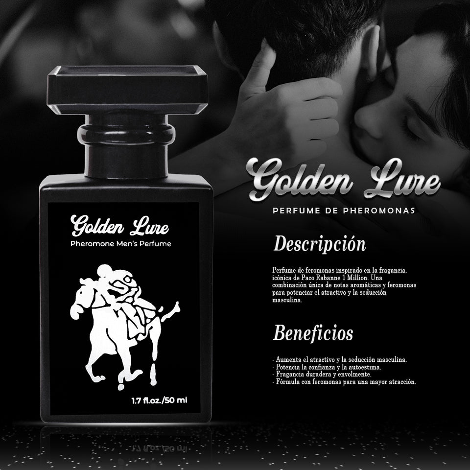 Perfume con Pheromonas para Hombres - GOLDEN LURE