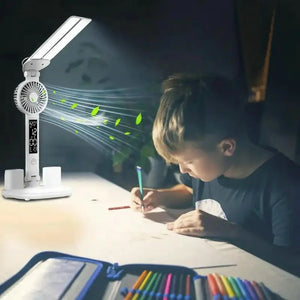 LÁMPARA LED CON VENTILADOR